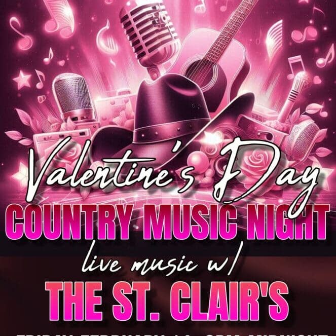 Valentines Country Music Night Flyer