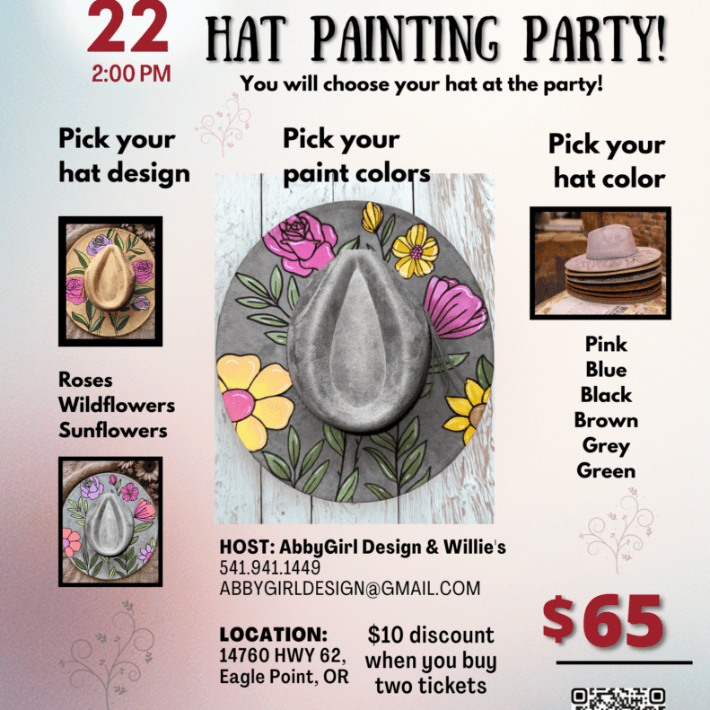 Willie's Hat Painting Party