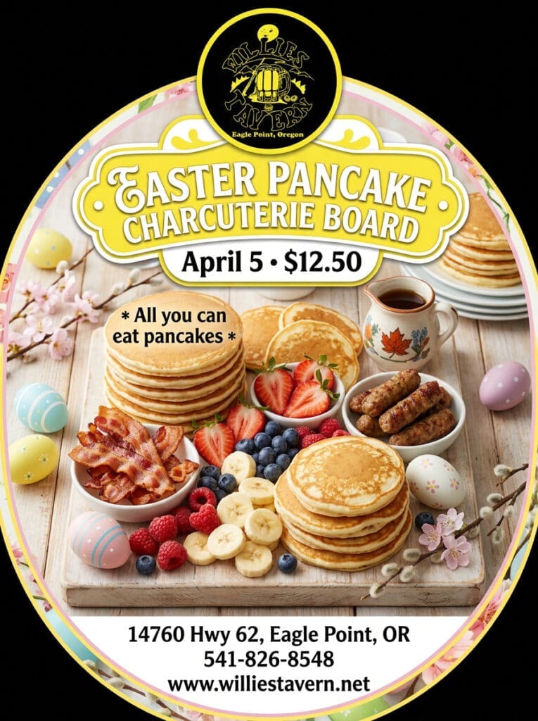 Easter Pancake Charcuterie board