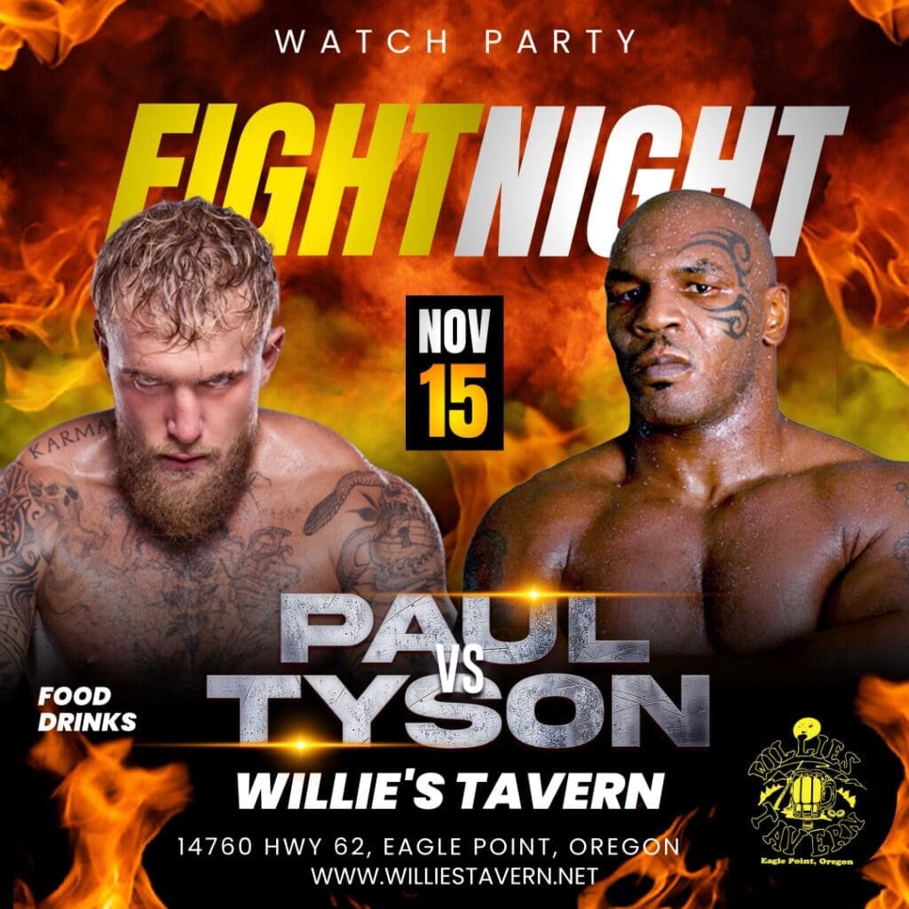 Fight Night Party Flyer