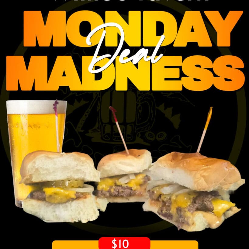 MONDAY MADNESS SLIDER DEAL FLYER