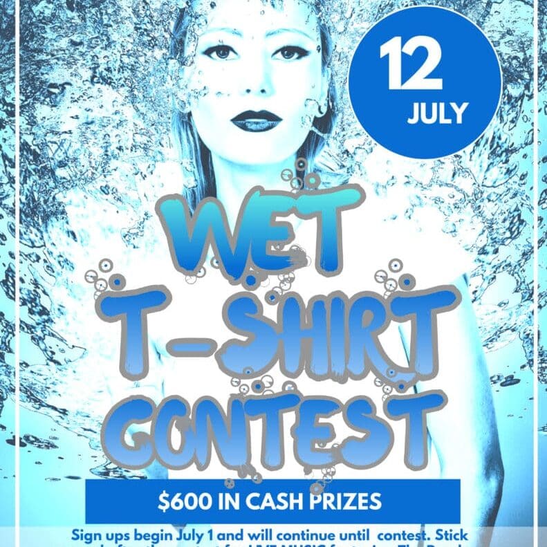 Wet T-Shirt Competition Poster2025